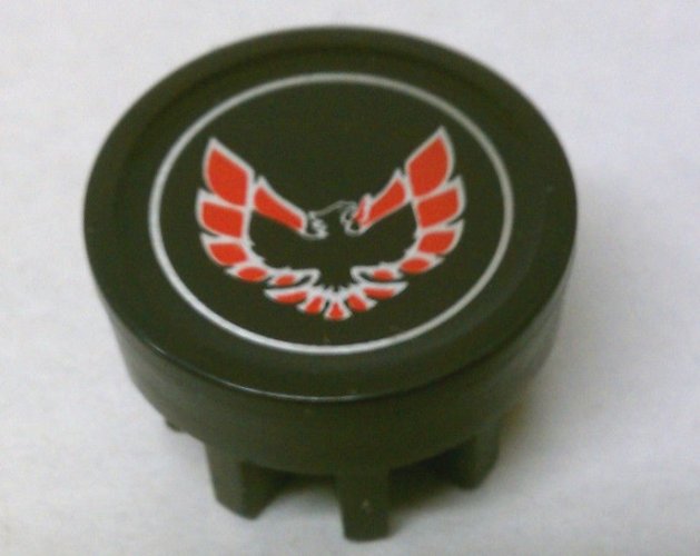 Gear Knob Button: 70-81 Firebird TA (Red wings)