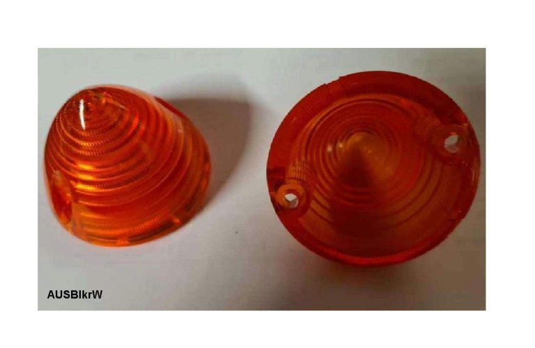 1A: Set Blinker Lenses for Oz / NZ 60's cars – Pontiworld