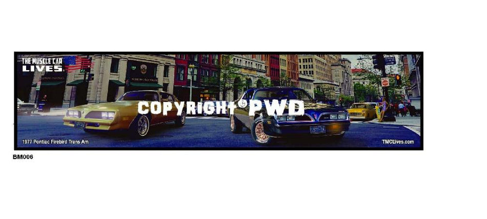 1977 Firebird TA Desk Mat..deep in NYC (#006)