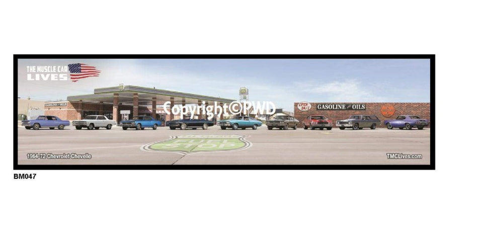 Tribute Series Bar Mat: 1964-72 Chevelle Tribute (#047)