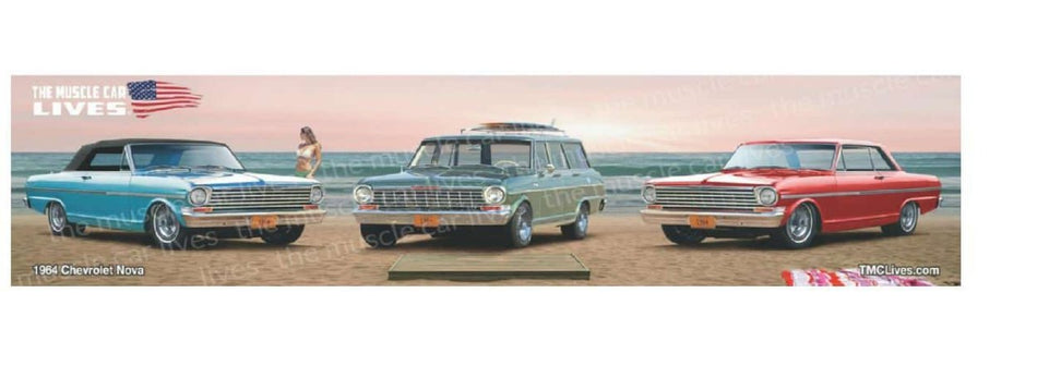1964 Chevy Nova Desk / Bar mat (#054)