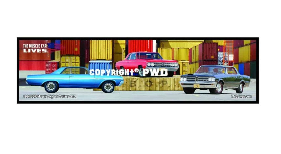 Tribute Series Bar Mat: 1964 B.O.P Muscle  (#57)