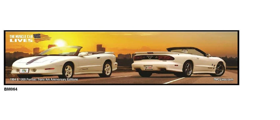 1994 & 99 TA Anniversary  series Desk or bar mat. (#064)