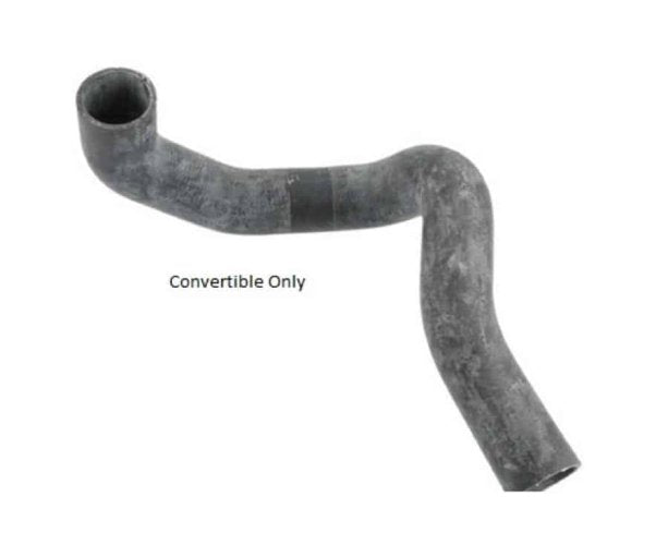 Radiator Hose: Lower Corvette 87-89 **** CONVERTIBLE (only)