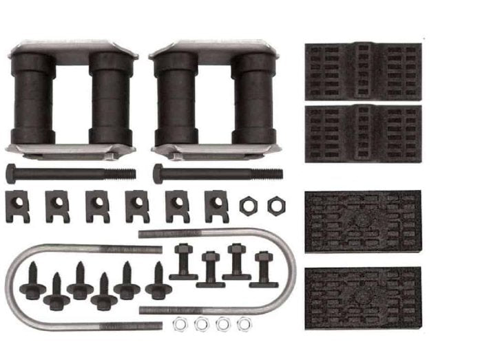 Leaf Spring Mount & full bushing kit (rubber)