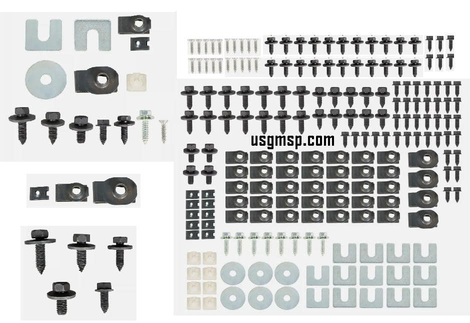 Bolt Kit: 60-80 GM Vehicles - Assorted 216 pc