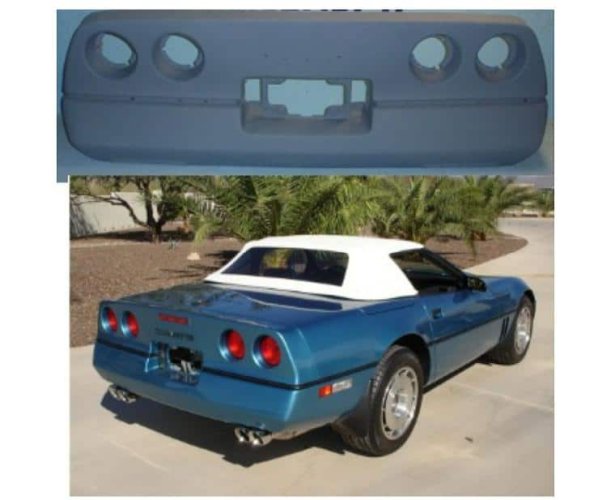 Corvettte Rear Bumper: 84-90
