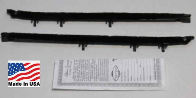Window Felt Kit: 68-69 Camaro / Firebird COUPE Std OUTER REAR ONLY Authentic (2 pce)