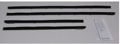 Window Felt Kit: 64-65 Chevelle Coupe Authentic (4) outers