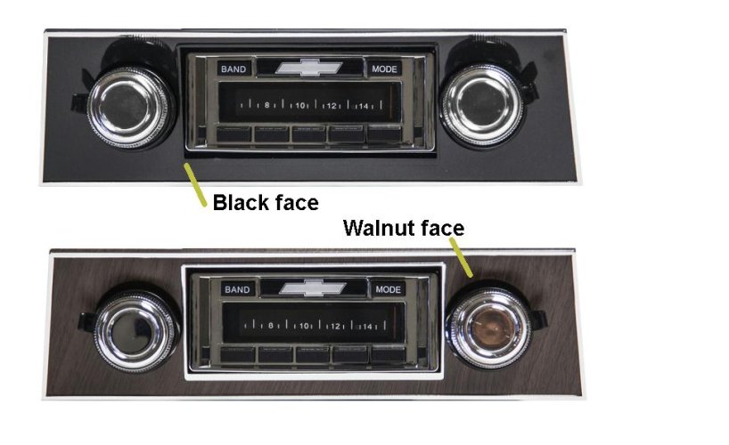 Radio: Camaro 67-68 AM-FM 630 (w/  USB Dongle)