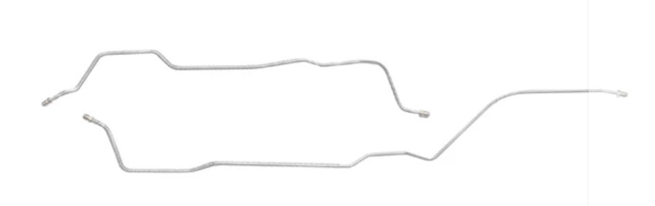 Brake Line REAR across diff - 68 Camaro or Firebird Multi Leaf - Steel