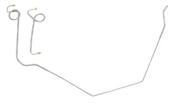 Brake Line 69 Camaro, Nova, POWER Disc, L & R 2 piece