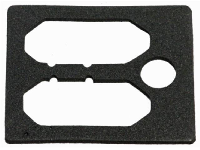 Fuze box Gasket: 66 Chev Various Nova, Corvette, Chevelle