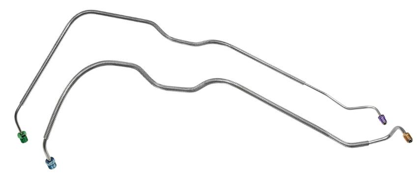 Brake Line 68-72 GM A body GTO Chevelle El Camino ++ ACROSS DIFF  REAR 2 piece