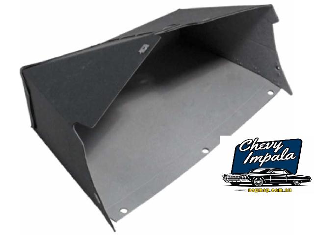 Glovebox Liner: 65 - 66 Chev IMPALA - USA 65 & 66 USA LHD WITH FACTORY AC