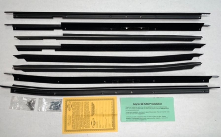 Window Felt Set: 77-79 Chev Caprice 4 door - 8 pce kit