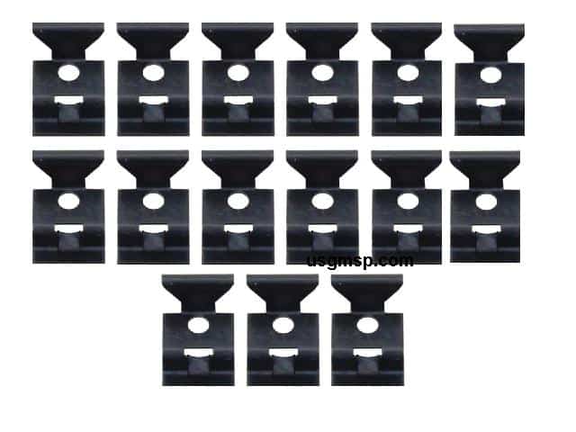 Clip: Window Mold Rear  KIT: 55-57 Chev  (15 pack)
