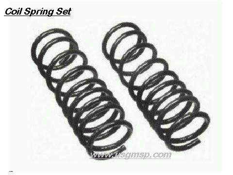 Coil Springs: FRONT 73-77 Pontiac Le Mans, Bonnie., GA + V8 Heavy Duty Set