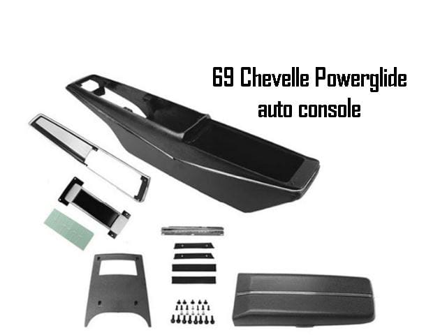1968 - 1972 Chevelle Console kit: Manual - choose year needed.