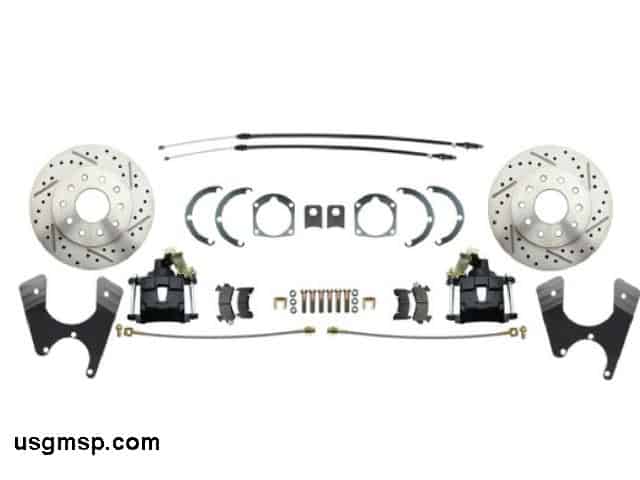 A Disc Brake REAR Kit: 55-68 Full Size B body - Slotted
