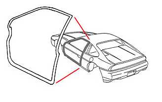Fiero Door Weatherseals 84-88 Pr SOLD OUT