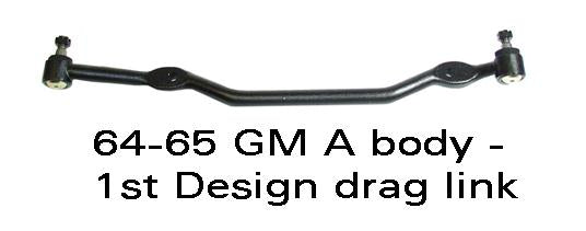 Drag Link: 64-65 A body - 1st Design 13/16th - 22mm