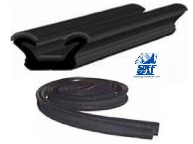 Window Rubber channel FLOCKED extrusion 2.4mtr 1955-58 GM window lower channel