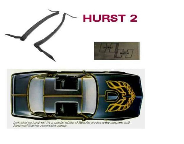 T-top Side Seals: 76-78 HURST - 2nd Design