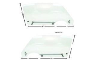 Glass: 70 to early 71 F - DOOR GLASS