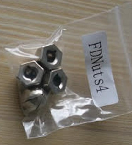 Tail Lamp Fuel Door Nut Set (4): 79-81 Firebird TA