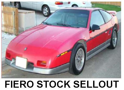 1: FIERO STOCK SELLOUT