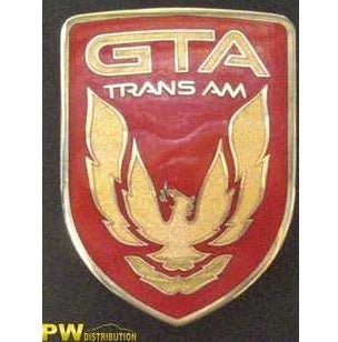 GTA Emblem: 87-90 Nose - Bright Red -Last ones ever - SOLD OUT FYI ONLY
