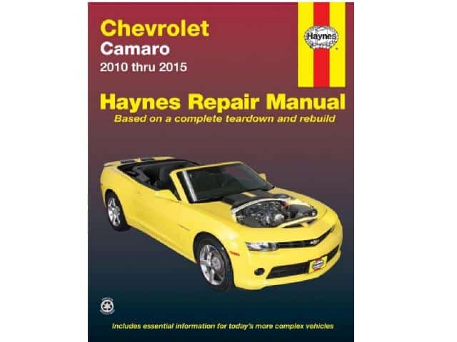 Service Manual: Camaro 2010-15