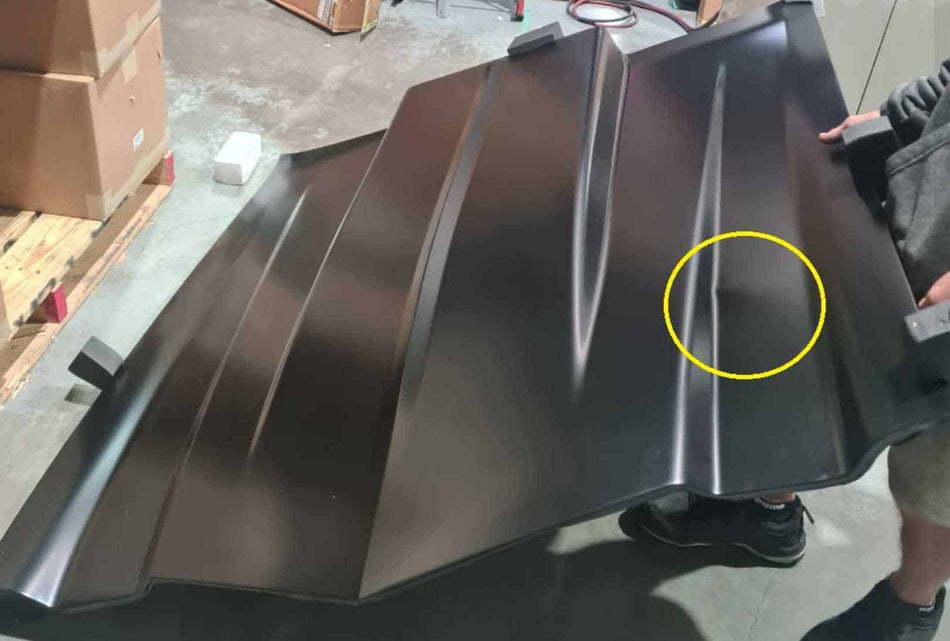 Hood: Cowl Induction 70-81 Camaro's - 2 Inch - SMALL LHS  DENT $ reduced