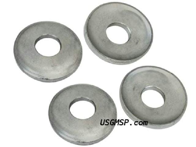 Control Arm Washers.. Upper cross shaft 64-77 GM - 4 pce