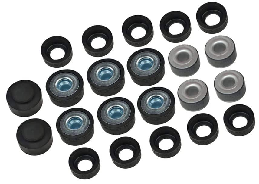 Body Mount Kit: 1967-72 Chevelle CONVERTIBLE - 22 pc kit