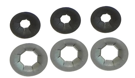 Heater control cable End Clip Set (6) - 1964-72 era GM