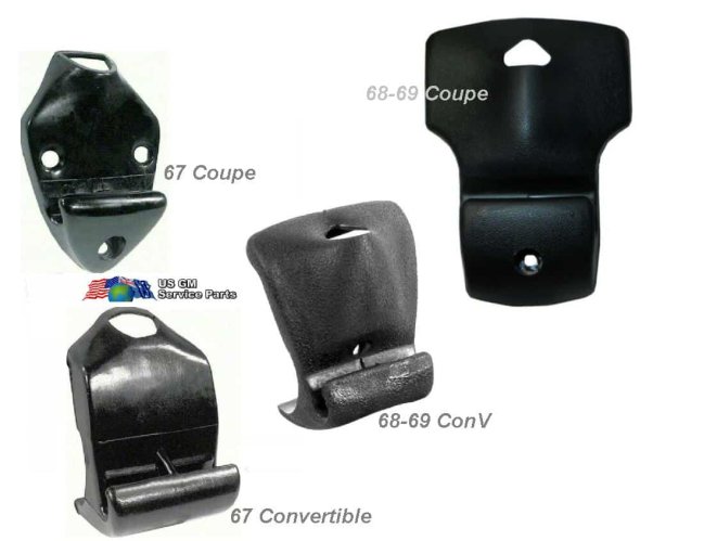 Mirror Bracket Boot: 67-69F