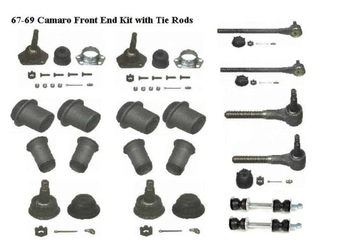 A Front Suspension Kit: 67-9 Camaro with Tie Rods