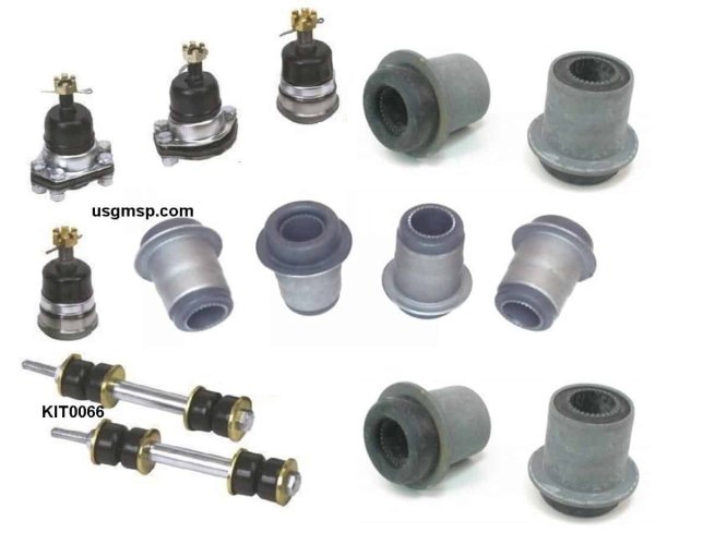 A: Corvette 68-82: Front Front End Rebuild Kit - Imp (Stage 1)
