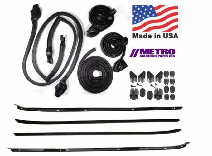 A: Weatherseal Kit: 70-81 Coupe Stage 2 - Premium