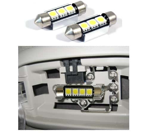 Interior Light BULB LED: 67-96  (40-42mm) + (2)