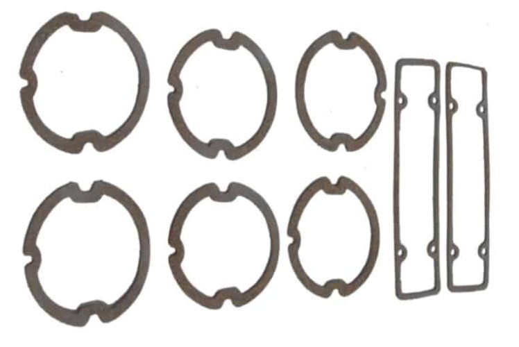 61 Chev Full Size Park & Brake Lens Gaskets (8)