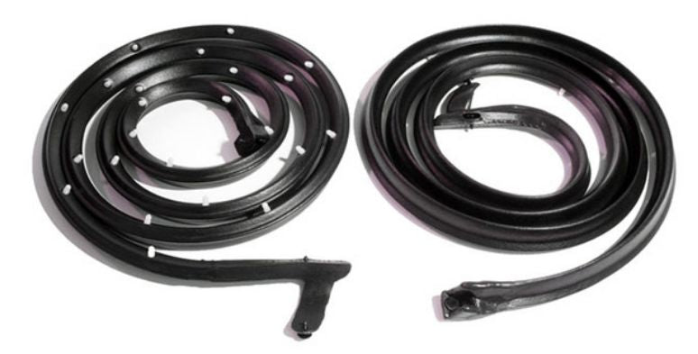 63-64 Full Size Coupe/ Conv Door weatherseals - Premium USA made.