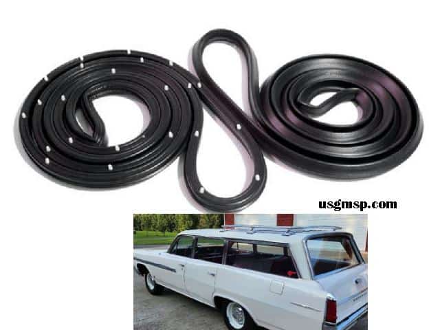 61-64 Full Size Door Seals REAR - WAGON ONLY - USA MADE