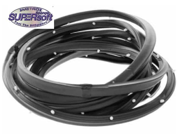 65-66 Chev / Pontiac / GM Full Size Post 4-dr Front DOOR Seals - pair set - PREMIUM