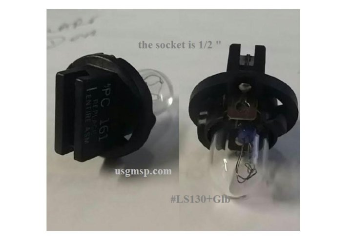 Socket: Instrument Panel & Globe (set) 1/2