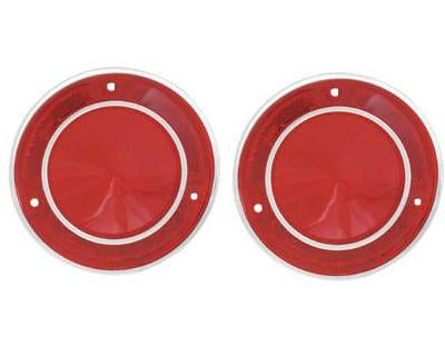 Tail Lamp Lens: 68-69 Corvette (ea)