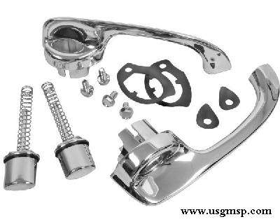 Door Handle Kit: 63-64 Impala/Parisienne etc OUTER REAR