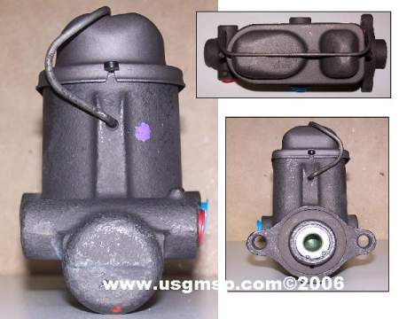 Master Cylinder: 67-68 F w/4 PISTON Disc/ Drum